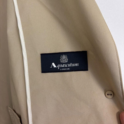 Aquascutum Tailored Jacket Asian fit M US size S Beige Authentic