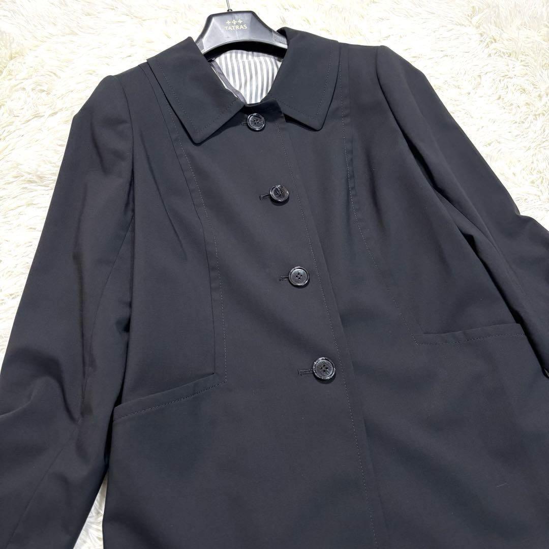 Aquascutum LANIFICIO F.LLI CERRUTI Coat Asian fit XL US size L Black Authentic