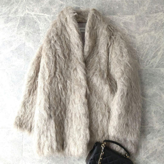 Aquascutum Coat Jacket Asian fit M US size S Beige Authentic