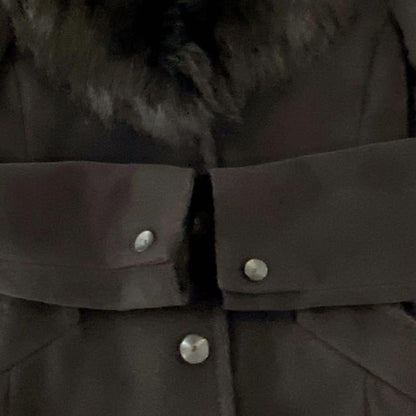 Max Mara Long Coat Asian fit S 36 US size XS Black Authentic