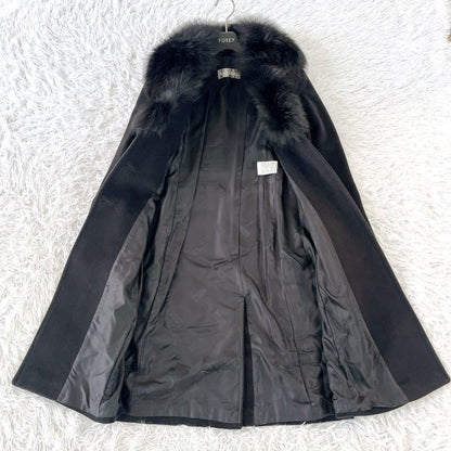 Max Mara Long Coat Asian fit S 36 US size XS Black Authentic