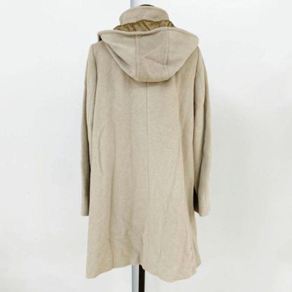 Max Mara STUDIO Long Coat Asian fit M 38 US size S Beige Authentic