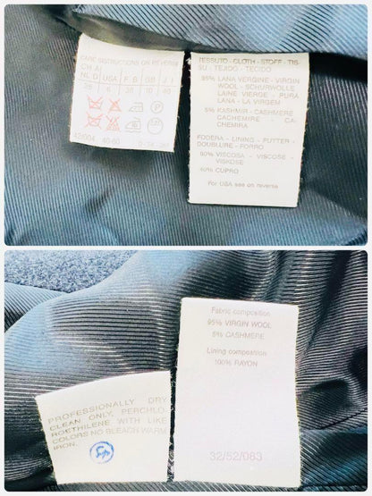 Max Mara SPORT MAX Long Coat Asian fit L US size M Black Authentic
