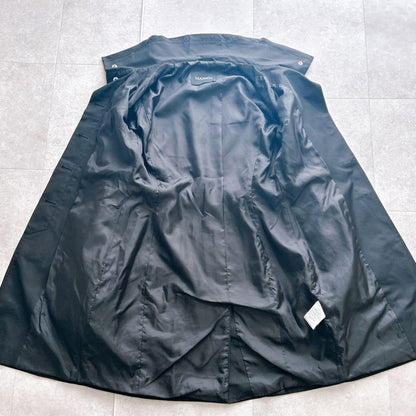 Max Mara Max&co Trench Coat Asian fit L 40 US size M Black Authentic