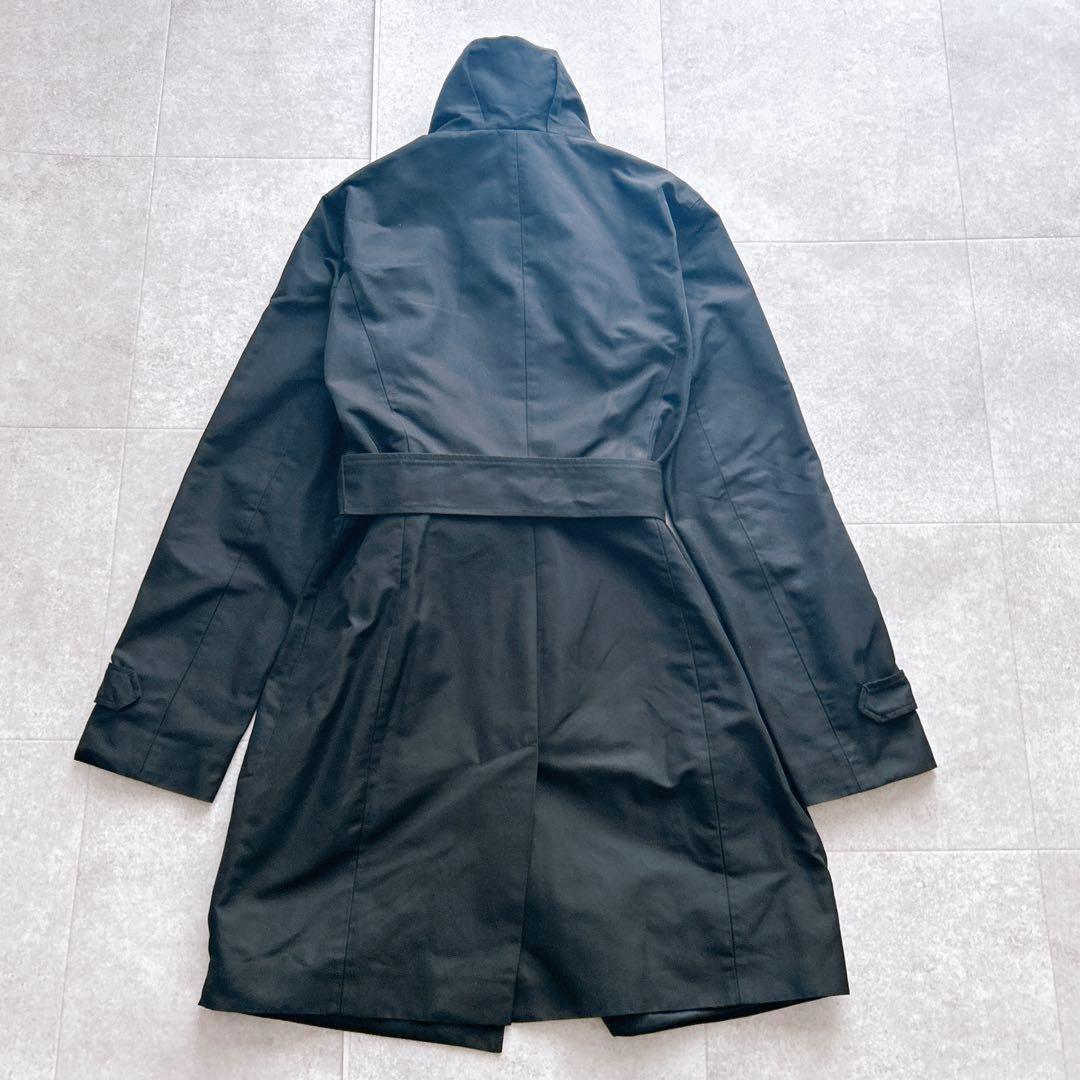 Max Mara Max&co Trench Coat Asian fit L 40 US size M Black Authentic