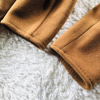 Max Mara Long Coat Asian fit L 40 US size M Brown Authentic