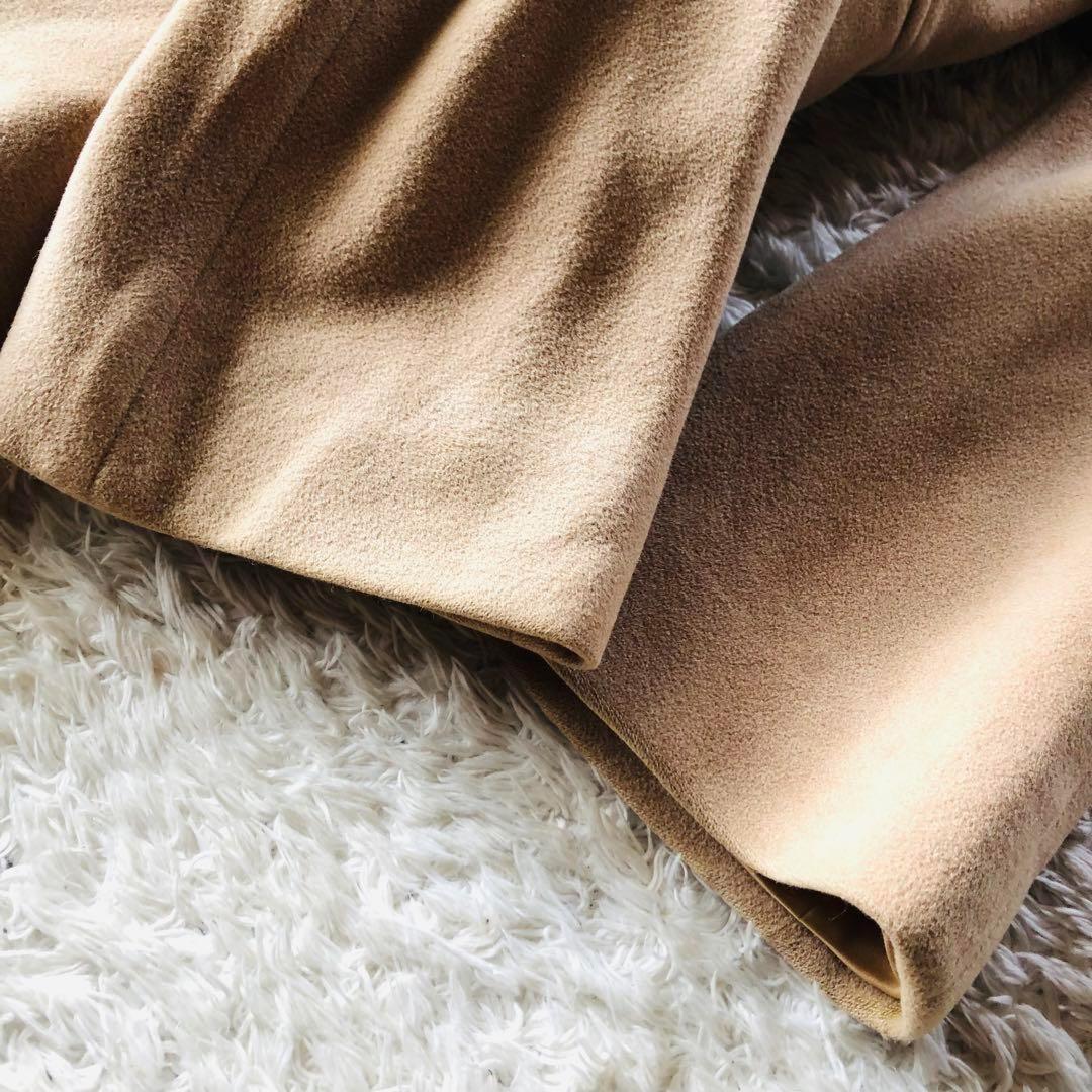 Max Mara Long Coat Asian fit M 38 US size S Beige Authentic