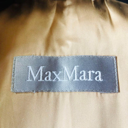 Max Mara Long Coat Asian fit M 38 US size S Beige Authentic