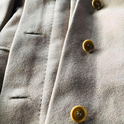 Max Mara Long Coat Asian fit M 38 US size S Beige Authentic