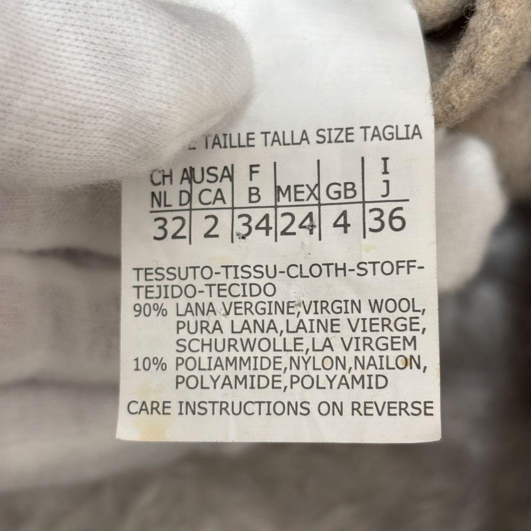 Weekend Max Mara Reversible Coat Asian fit S 36 US size XS Beige Greige Auth