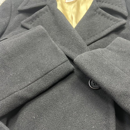 Max Mara MAX&Co. Long Coat Asian fit L 40 US size M Black Authentic
