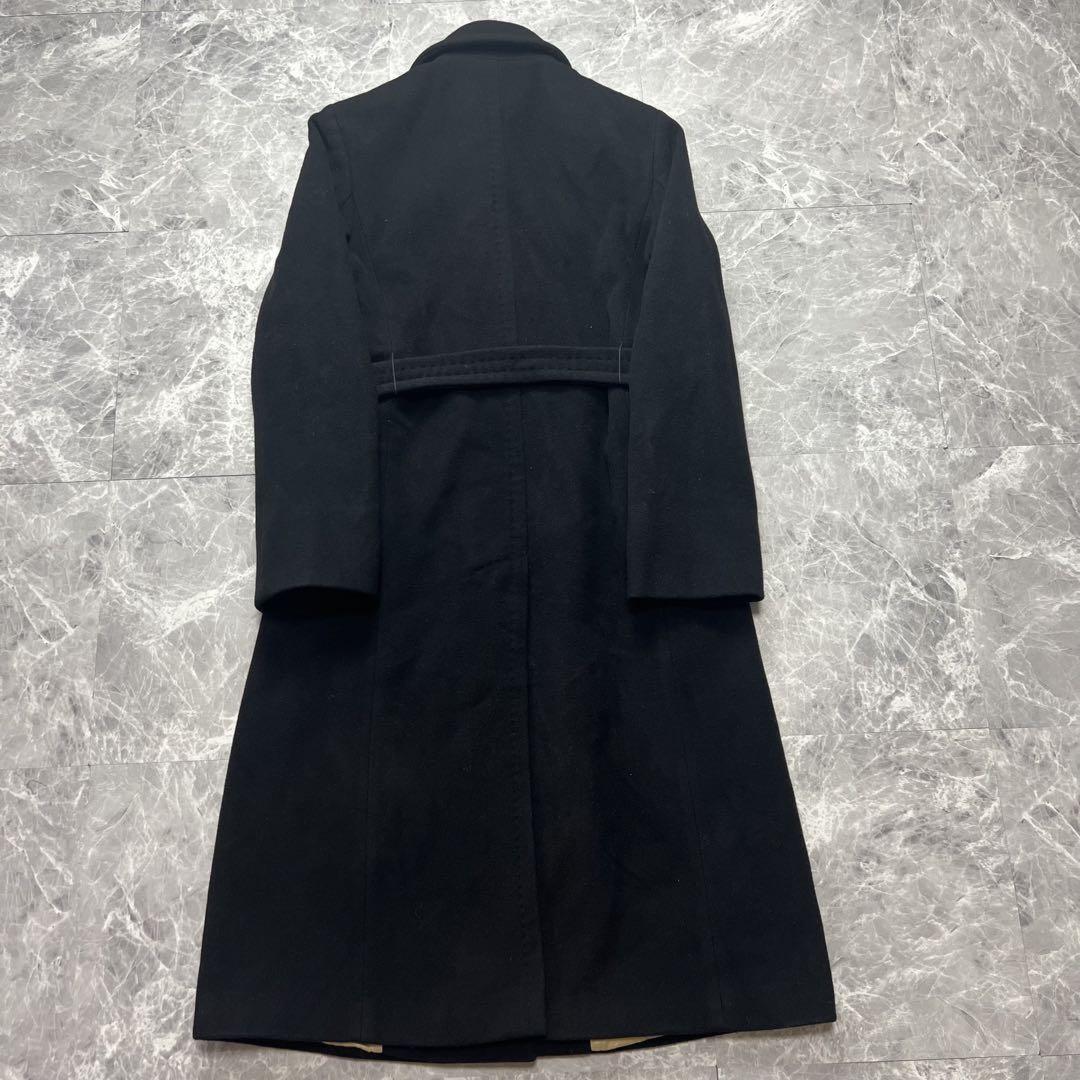 Max Mara MAX&Co. Long Coat Asian fit L 40 US size M Black Authentic