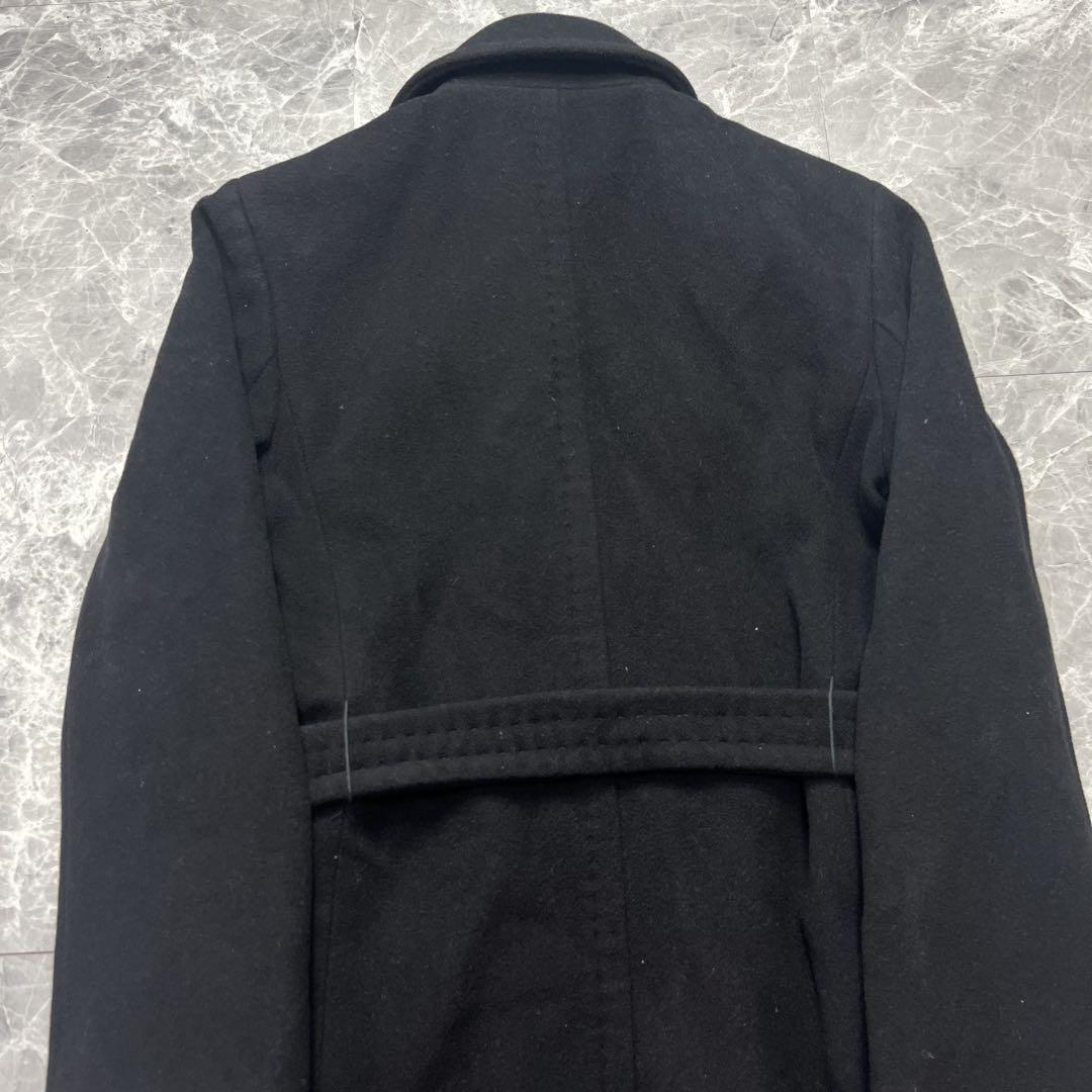 Max Mara MAX&Co. Long Coat Asian fit L 40 US size M Black Authentic