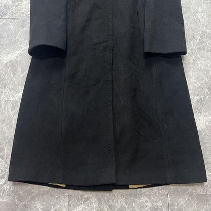 Max Mara MAX&Co. Long Coat Asian fit L 40 US size M Black Authentic