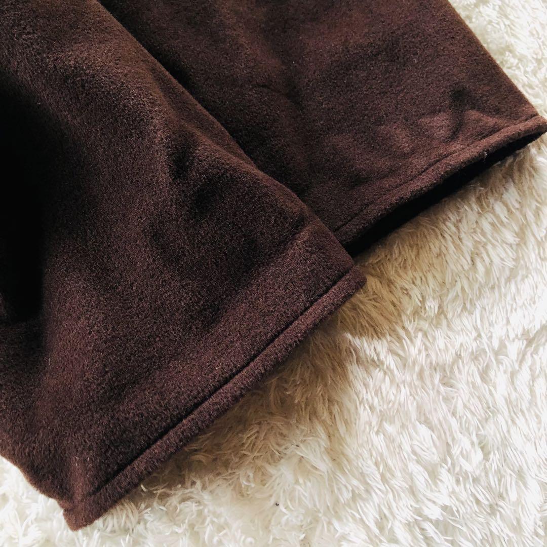 Max Mara Wool Coat Asian fit L 40 US size M Dark Brown Authentic