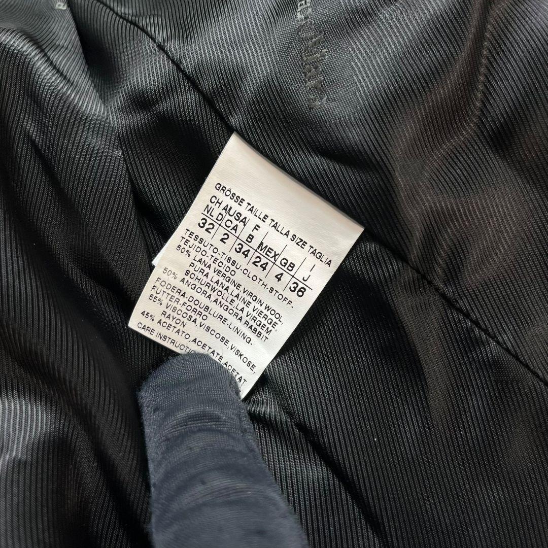 Max Mara STUDIO Long Coat Asian fit S 36 US size XS Black Authentic