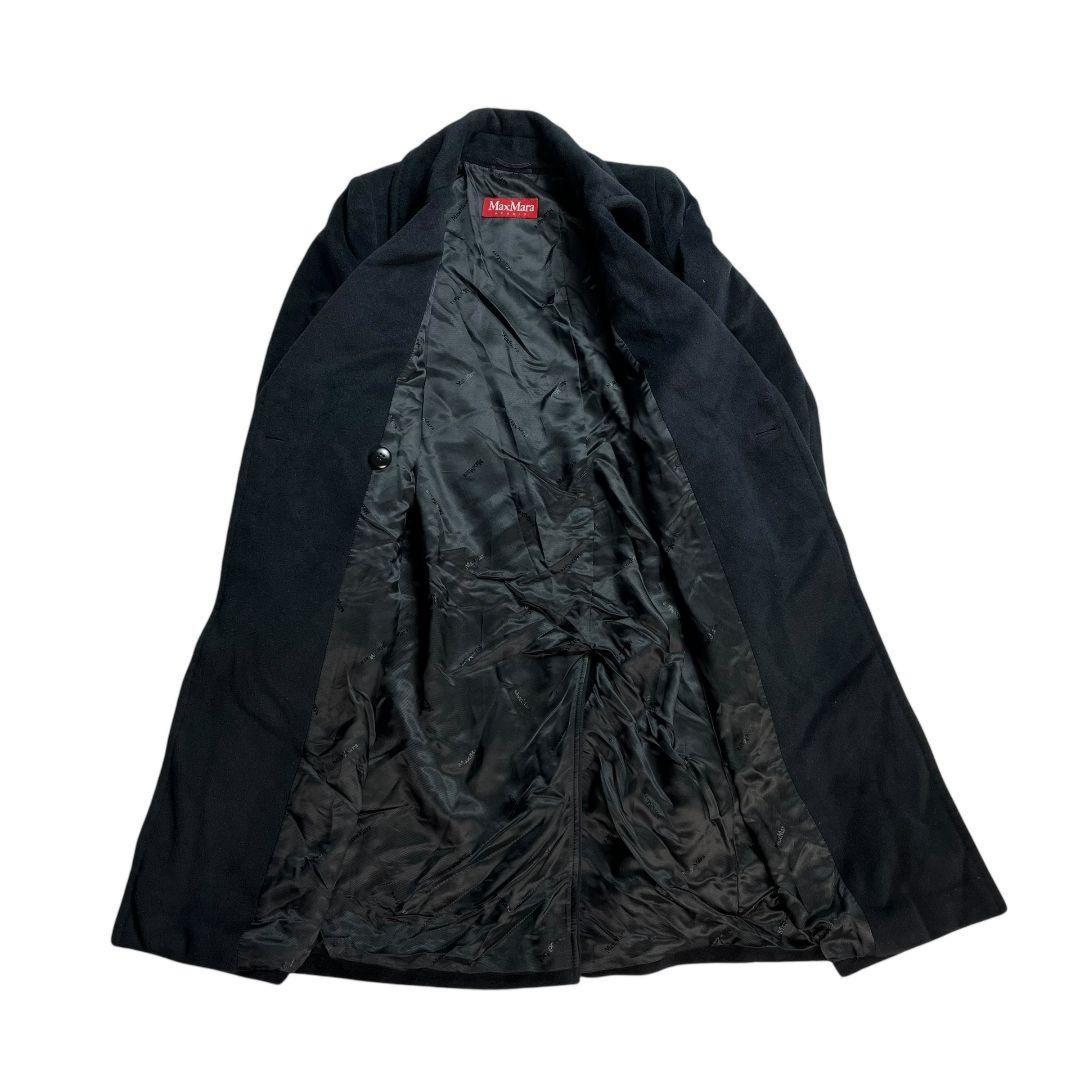 Max Mara STUDIO Long Coat Asian fit S 36 US size XS Black Authentic