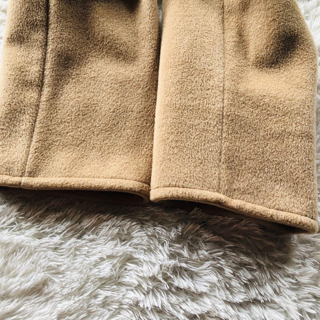 Max Mara Long Coat Asian fit XL 42 US size L Camel Beige Authentic