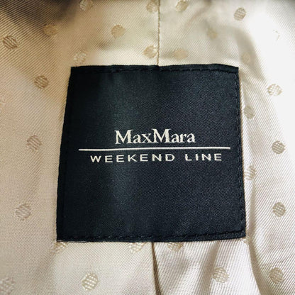 Weekend Max Mara Long Coat Asian fit L 40 US size M Gray Authentic