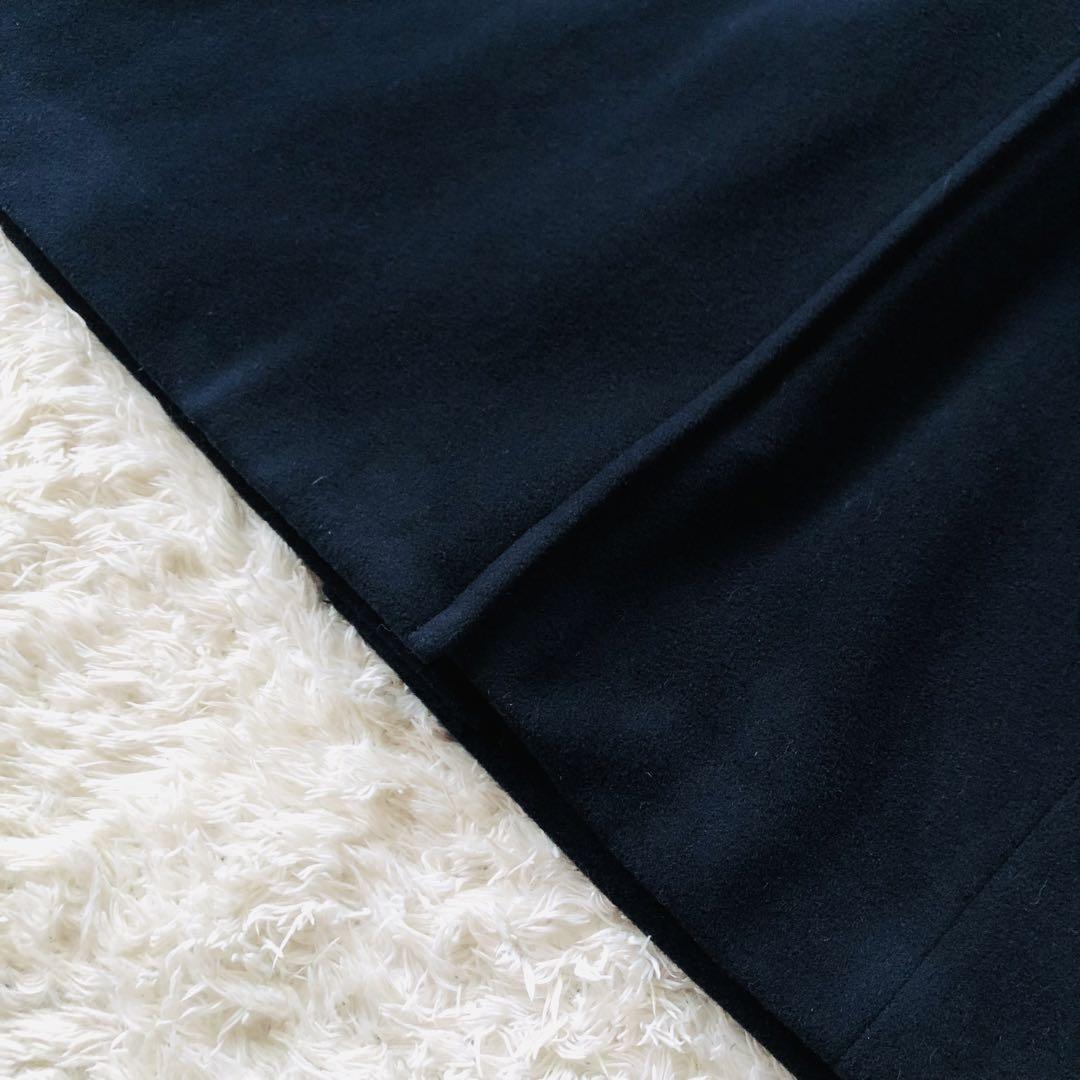 Weekend Max Mara Long Coat Asian fit M 38 US size S Dark Navy Authentic