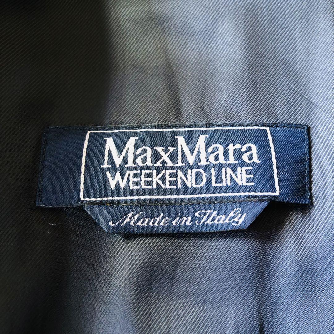 Weekend Max Mara Long Coat Asian fit M 38 US size S Dark Navy Authentic
