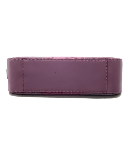 Salvatore Ferragamo Hand Bag Tote Purse Purple Authentic