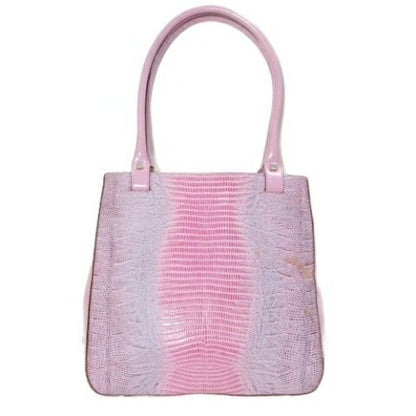 Salvatore Ferragamo Hand Bag Tote Purse Leather Purple Authentic