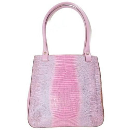 Salvatore Ferragamo Hand Bag Tote Purse Leather Purple Authentic