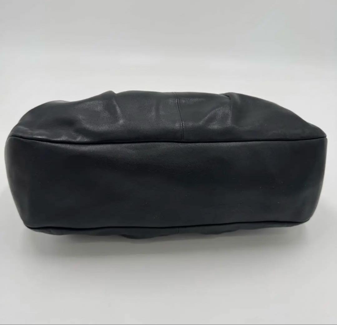 Salvatore Ferragamo Hand Bag Tote Purse Vara Ribbon Leather Black Authentic
