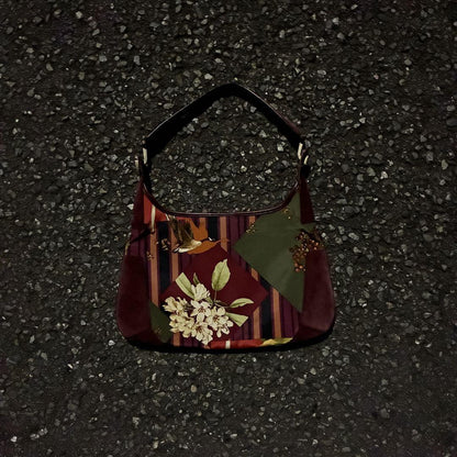 Salvatore Ferragamo Hand Bag Tote Purse Multicolor Red Authentic