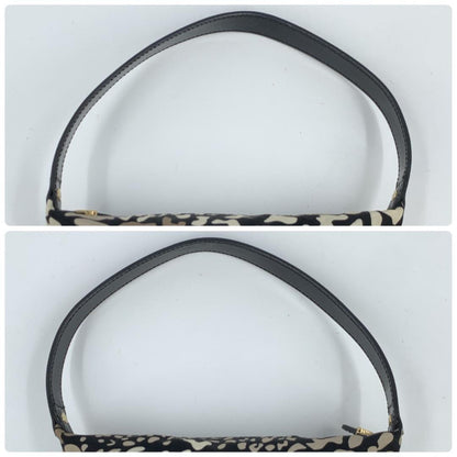 Salvatore Ferragamo Hand Tote Purse Vanity Vara Ribbon Black White Beige Brown