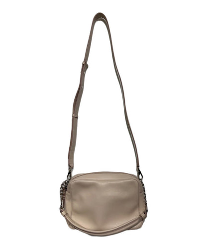 TOD'S Shoulder Bag Purse Double T Camera Bag Pink Authentic