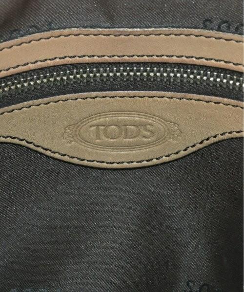 TOD'S Hand Shoulder Bag Tote Purse D-Styling 2way Leather Beige Authentic