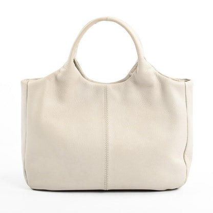 TOD'S Hand Shoulder Bag Tote Purse 2way Leather Gray Authentic