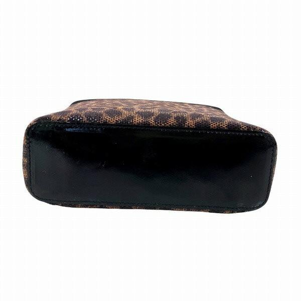 LOEWE Vanity Hand Bag Tote Purse Leopard Authentic