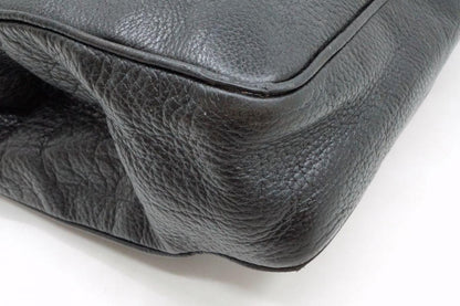 LOEWE Hand Shoulder Bag Tote Purse Leather Black Authentic
