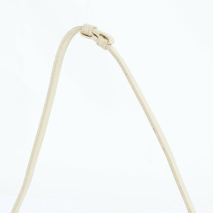 LOEWE Hand Shoulder Bag Tote Purse Leather Canvas Gray Off White Authentic