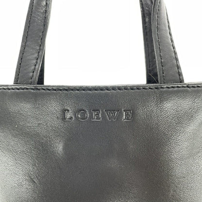 LOEWE Mini Hand Bag Tote Purse Leopard Beige Authentic