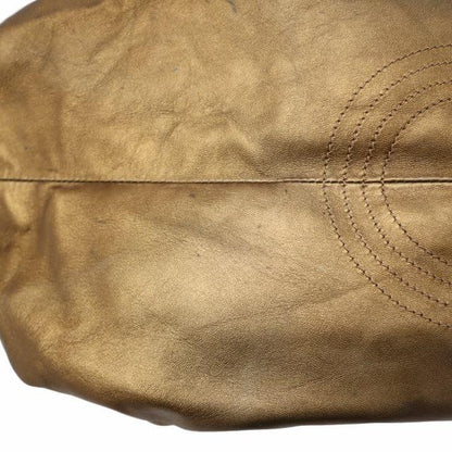 LOEWE Hand Bag Tote Purse Aire Anagram Leather Brown Authentic