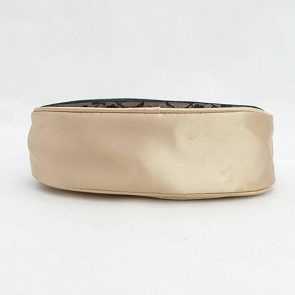Christian Dior Mini Shoulder Bag Purse Gold Black Authentic