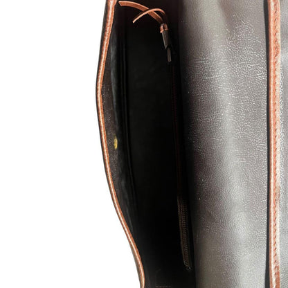 Christian Dior Shoulder Bag Purse CD Leather Authentic