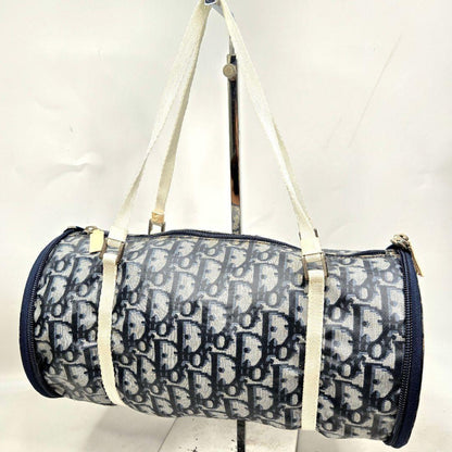 Christian Dior Hand Bag Tote Purse Trotter PVC Authentic