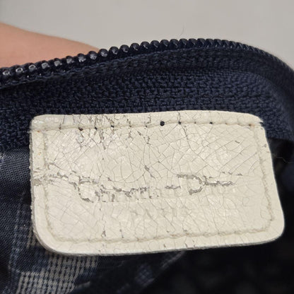 Christian Dior Hand Bag Tote Purse Trotter PVC Authentic