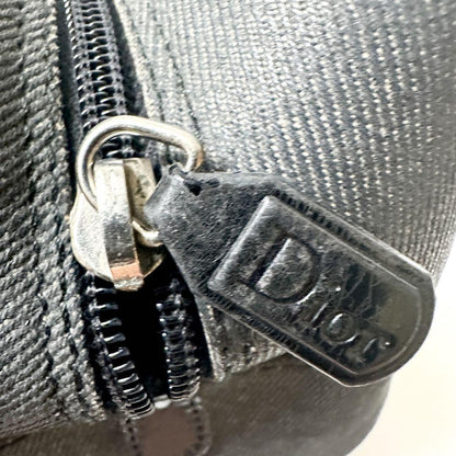 Christian Dior Hand Bag Tote Purse Cannage Leather Black Authentic