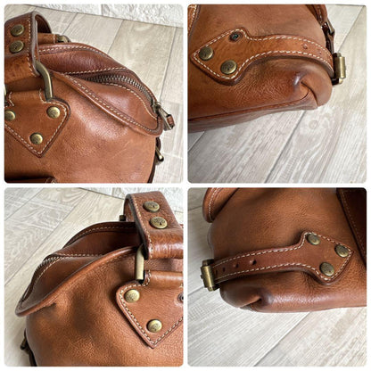 MULBERRY Hand Bag Tote Purse Bayswater Turn Lock Leather Authentic