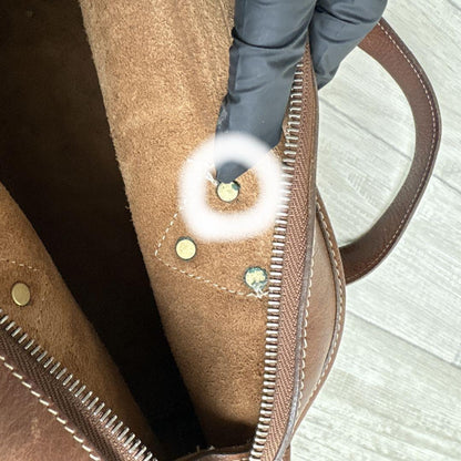 MULBERRY Hand Bag Tote Purse Bayswater Turn Lock Leather Authentic