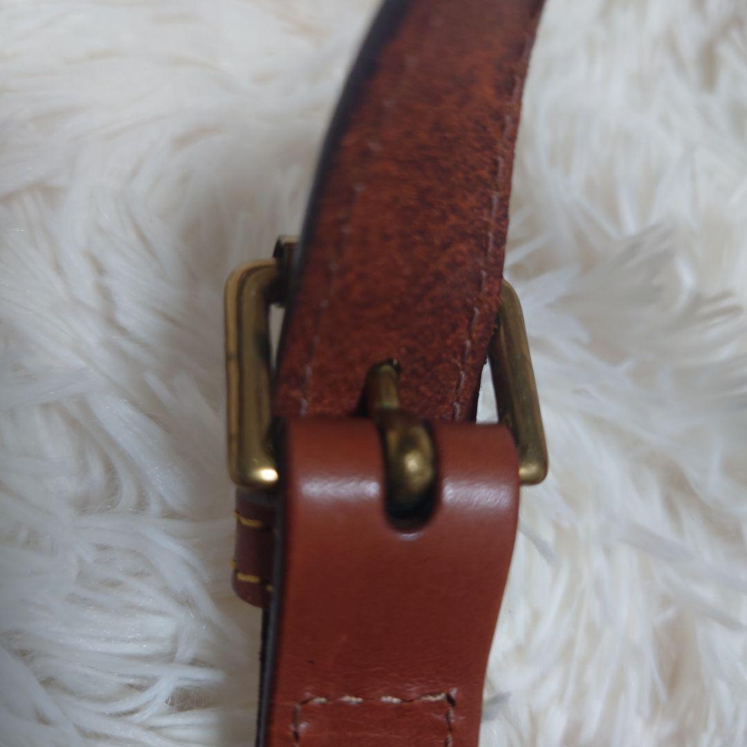 MULBERRY Shoulder Bag Purse Leather Navy Camel Authentic