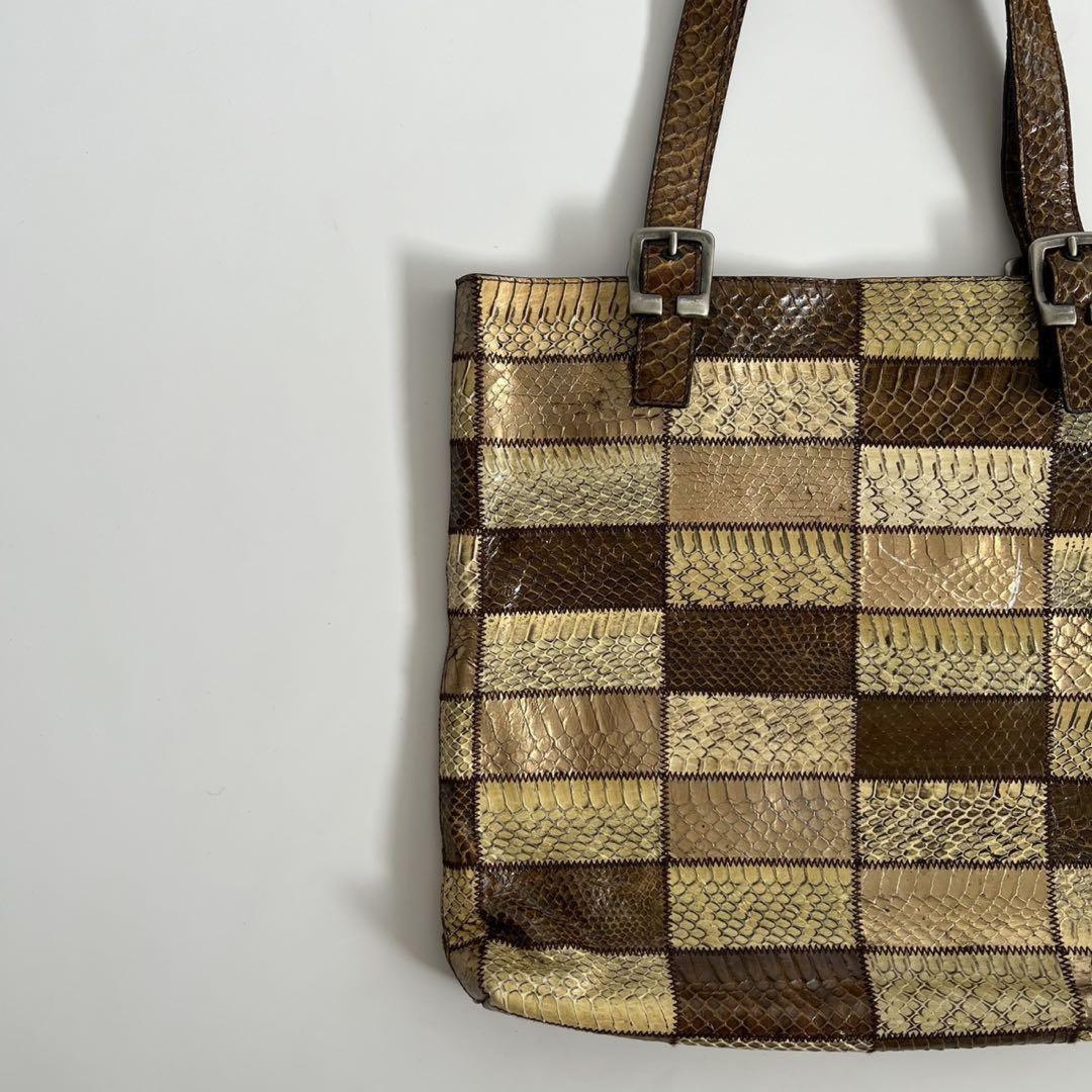 MIU MIU Hand Bag Tote Purse Beige Brown Authentic