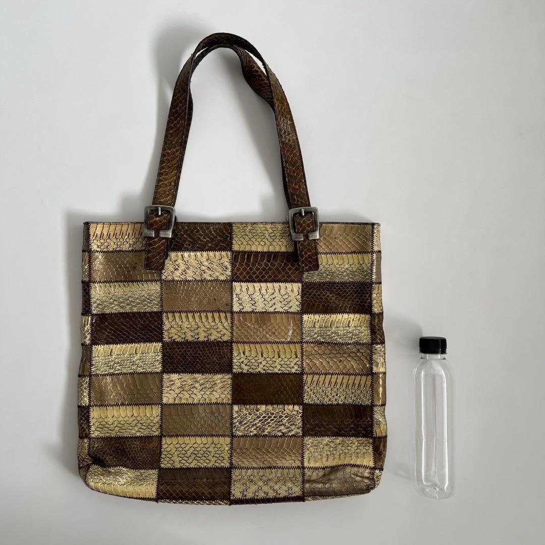 MIU MIU Hand Bag Tote Purse Beige Brown Authentic