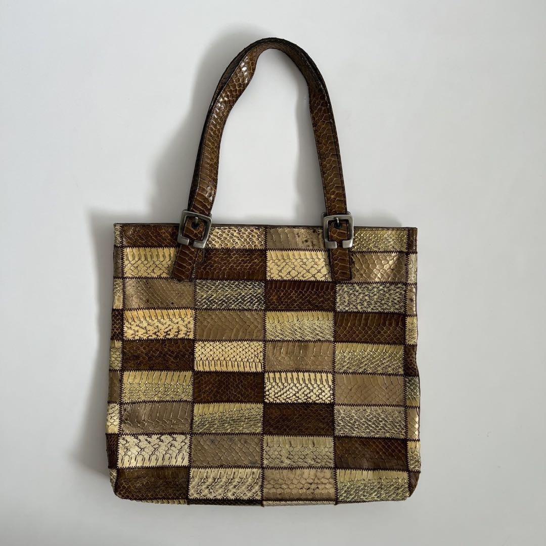 MIU MIU Hand Bag Tote Purse Beige Brown Authentic